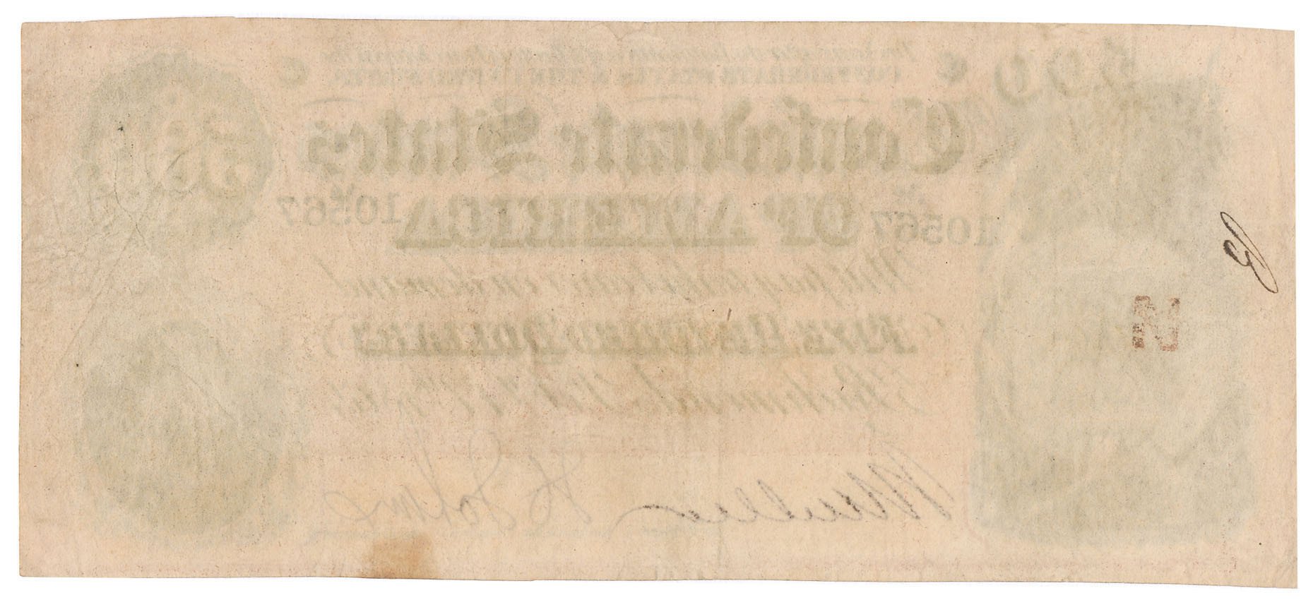 Banknot. USA Konfederacja. 500 dolarów 1864, Richmond